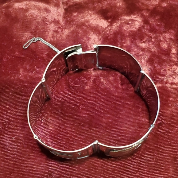 Sterling Silver 18K Gold Bracelet Industria Perua - Picture 5 of 16